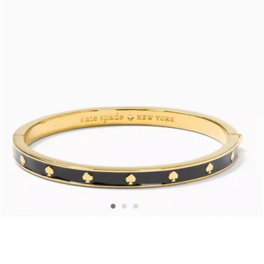 Kate Spade Black and Gold Bangle Bracelet